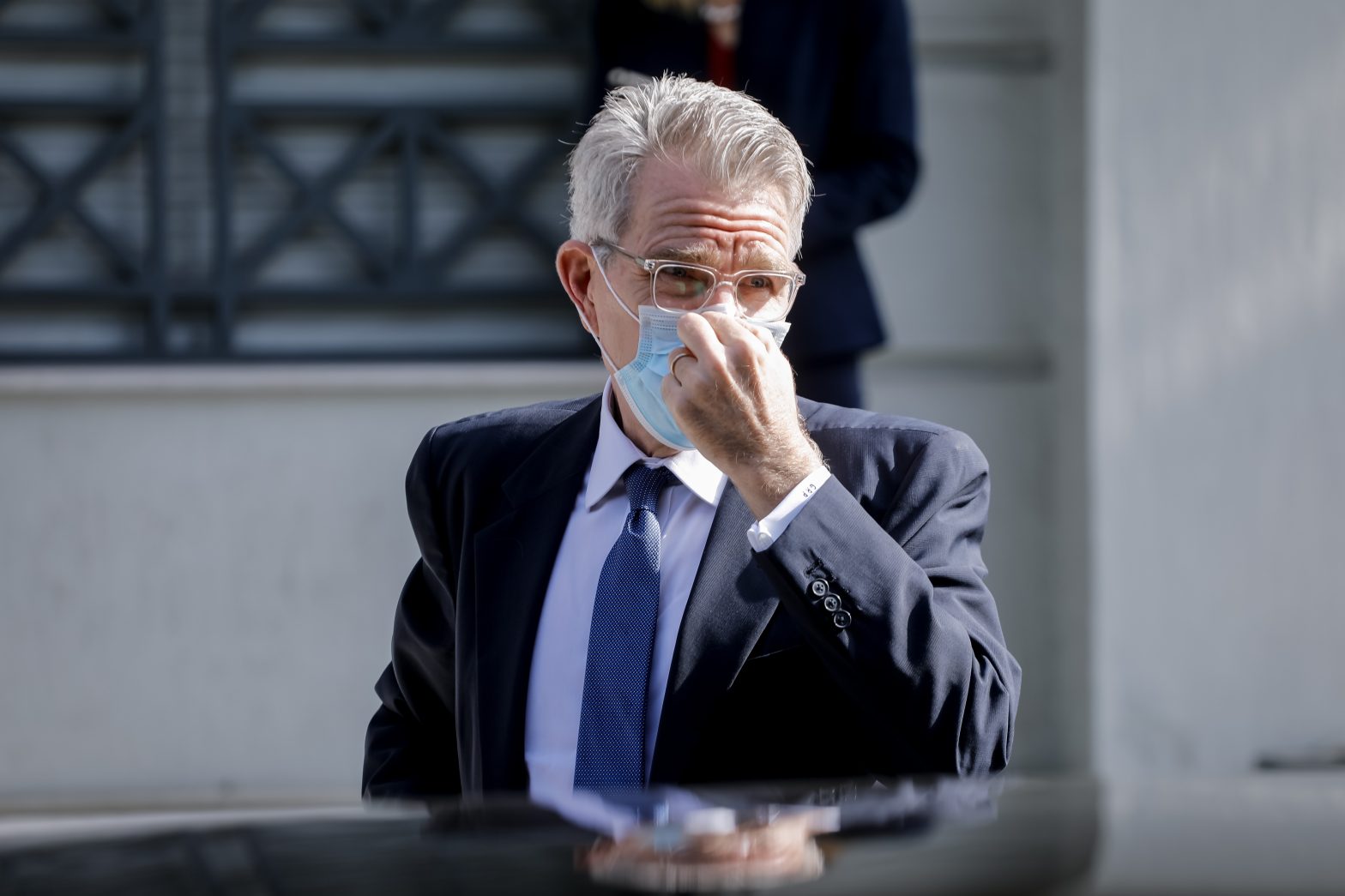Ο πρέσβης των ΗΠΑ στην Αθήνα, κ. Τζέφρι Πάιατ. (EUROKINISSI / ΓΙΩΡΓΟΣ ΚΟΝΤΑΡΙΝΗΣ) ΣΥΝΑΝΤΗΣΗ ΤΟΥ ΥΠΟΥΡΓΟΥ ΕΞΩΤΕΡΙΚΩΝ ΝΙΚΟΥ ΔΕΝΔΙΑ ΜΕ ΤΟΝ ΠΡΟΕΔΡΟ ΤΗΣ ΕΠΙΤΡΟΠΗΣ ΕΞΩΤΕΡΙΚΩΝ ΥΠΟΘΕΣΕΩΝ ΤΗΣ ΓΕΡΟΥΣΙΑΣ ΤΩΝ ΗΠΑ ΓΕΡΟΥΣΙΑΣΤΗ ROBERT MENENDEZ (EUROKINISSI / ΓΙΩΡΓΟΣ ΚΟΝΤΑΡΙΝΗΣ)