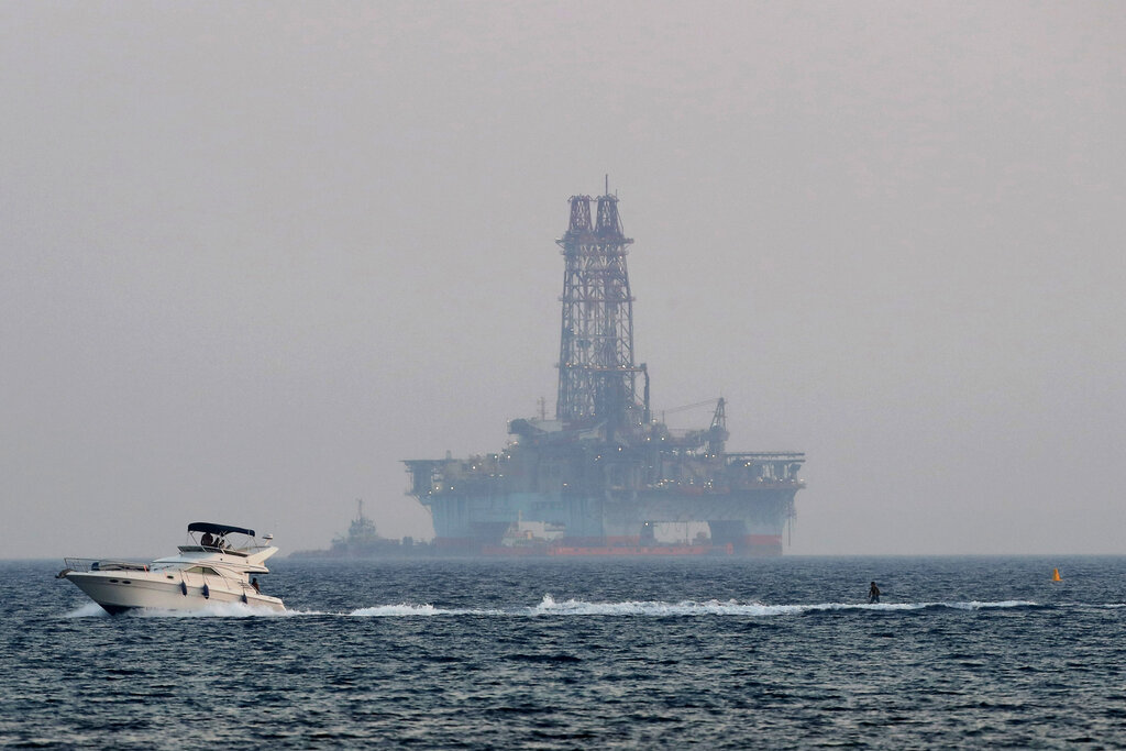 (AP Photo/Petros Karadjias) Cyprus Drilling Gas